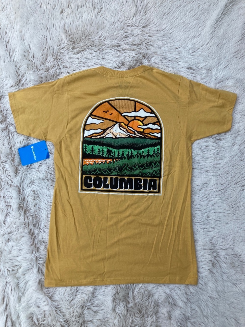 NWT Columbia Mens Cotton Bigfoot Tee Size Small
